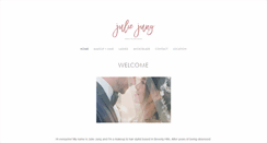 Desktop Screenshot of juliejungmakeup.com